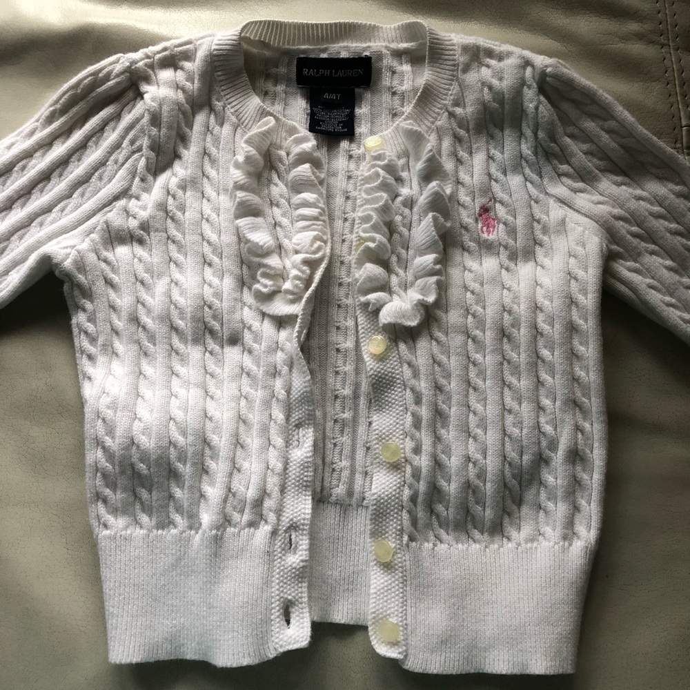 Ralph Lauren white sweater